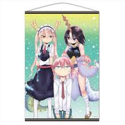 小林さんちのメイドラゴン B2タペストリー D トール＆エルマ＆小林さん [キャラクターグッズ]