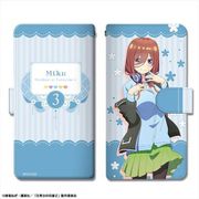 五等分の花嫁∬ ブックスタイル スマートフォンケース Lサイズ 中野三玖 [キャラクターグッズ]