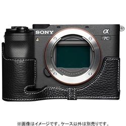 スマホ/家電/カメラ送料無料 新品 本革 SONY ソニー a7s3/SⅢ用 カメラケース ブラック