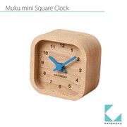 KATOMOKU カトモク ムク ミニスクエアクロック km-25アオ