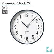 KATOMOKU カトモク プライウッドSKP゜デンパクロック ブラック km-111BLRCS