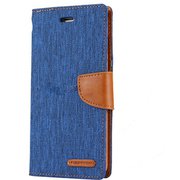 VNCAN12BL5.4 [iPhone 12 mini CANVAS DIARY Case BL]