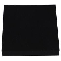 天然スポンジ 黒 テープ付厚み20mm×幅100mm×長さ100mm 901-1436