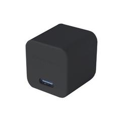 USB AC充電器 7.5W USB-C×1 折りたたみ式プラグ採用 ブラック AC-015
