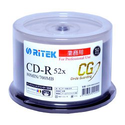 ヨドバシ.com - RiDATA ライデータ CDR-D80CG50CK [データ用 CD-R 700MB 52倍速 Ritek  Professional with CG Technology （Ritek Pro CG） スピンドルケース入り50枚パック] 通販【全品無料 配達】