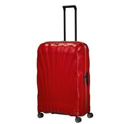 スーツケース C-LITE（シーライト） スピナー81 旅行日数目安：1週間以上 123L TSAロック搭載 CHILI RED（チリレッド） CS2-10005