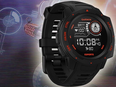 スマートウォッチ　スマートウォッチ GARMIN Instinct Esports Edition (ブラック) [010-02064-76] Instinct Crossover Dual Power Tactical Edition | スポーツ