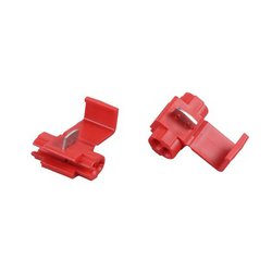 異線径配線コネクター 赤 電源側AV（S）0.75～2sq/分岐側AV（S）0.3～0.75sq 3個入り 3333