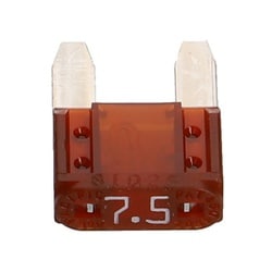 ミニ平型ヒューズ 7.5A（約11×16×4mm）5個入り 3676