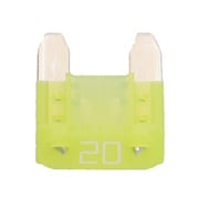 ミニ平型ヒューズ 20A(約11×16×4mm)5個入り 3679
