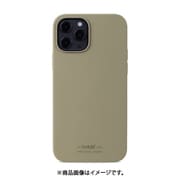 15032 [iPhone 12 Pro / iPhone 12 用 ソフトタッチ シリコンケース Khaki Green]