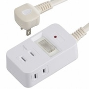 発煙ガードタップ スイッチ付 3個口 3m HS-TP33HS3-W