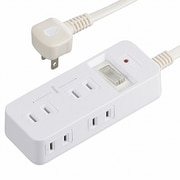発煙ガードタップ スイッチ付 6個口 3m HS-TP63HS3-W