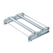 ケーブルドラム ドラムローラー 耐荷重100kg ドラム径102~600mm ドラム幅最大540mm対応 LAN-TL16