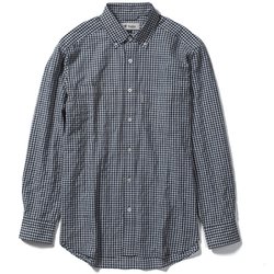 ヨドバシ Com フォックスファイヤー Foxfire Tsサッカーギンガムシャツ 046 ネイビー Mサイズ アウトドア シャツ メンズ 通販 全品無料配達