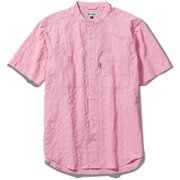 CシールドプレザントシャツS/S C-SHIELD Pleasant Shirt S/S 5212080 181 サーモンピンク Mサイズ [アウトドア シャツ メンズ]