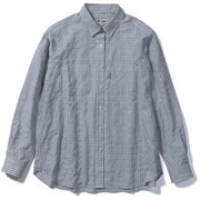 TSサッカーギンガムシャツ レディース シャツ ライトグレー(021) Sサイズ 8212152
