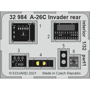 EDU32984 1/32 ディティールアップパーツ A-26C インベーダー 後部座席内装エッチングパーツ （ホビーボス用） [プラモデル用パーツ]