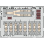 EDU33277 1/32 ディティールアップパーツ A-26C インベーダー シートベルト （ステンレス製） （ホビーボス用） [プラモデル用パーツ]