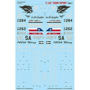 CD48194 1/48 エアクラフト用 アメリカ空軍 F-16C “ダークバイパー” パート3 デカール [プラモデル用パーツ]