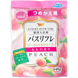 バスリフレ入浴剤 詰替 桃の香り