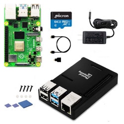 Raspberry Pi4 4GB スターターキット（MicroSD 64G） TSI-Pi046-CSK-64