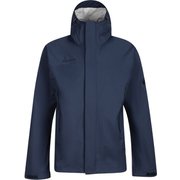 マイクロレイヤー ハードシェル フーデット ジャケット アジアンフィット メン Microlayer HS Hooded Jacket AF Men 1010-28650 5118 marine Sサイズ(日本：Mサイズ) [アウトドア ウインドブレーカー メンズ]