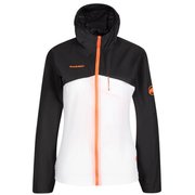 コンヴェイダブルビーフーデットジャケットエーエフウィメン Convey WB Hooded Jacket AF Women 1012-00200 0047 black-white Mサイズ [アウトドア ジャケット レディース]