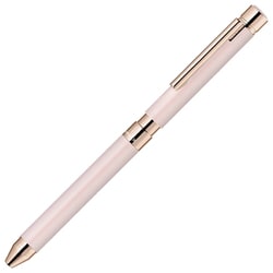 多機能ペン シャーボX SL6（シャープ部機構1本・ボールペン替芯2本別売） 回転繰り出し方式 本体色：レザーシルキーピンク SB36-LSP