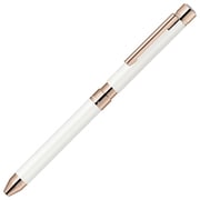 多機能ペン シャーボX SL6(シャープ部機構1本・ボールペン替芯2本別売) 回転繰り出し方式 本体色:レザーホワイト SB36-LW