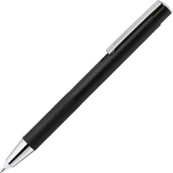 油性ボールペン ライトライトα 0.7mm ノック式 ライト機能付き 白色LED 蓄光パーツ搭載 アルミボディ インク色：黒 本体色：ブラック P-BA96-BK