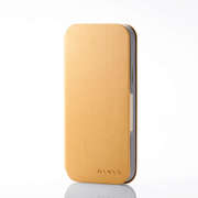 PM-A20BPLFMINYL [iPhone 12 / iPhone 12 Pro 用 手帳型 レザーケース MINIO（ミニオ） ライオンイエロー×スレートグレー]