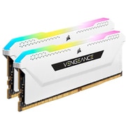 VENGEANCE RGB PRO SL DDR4 UDIMM 16GB (8GBx2) DDR4-3200 (PC4-25600) CL16/1.35V XMP2.0 White CMH16GX4M2E3200C16W