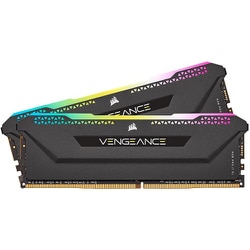 VENGEANCE RGB PRO SL DDR4 UDIMM 32GB （16GBx2） DDR4-3600 （PC4-28800） CL18/1.35V XMP2.0 Black CMH32GX4M2Z3600C18
