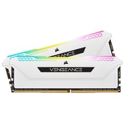 VENGEANCE RGB PRO SL DDR4 UDIMM 16GB (8GBx2) DDR4-3600 (PC4-28800) CL18/1.35V XMP2.0 White CMH16GX4M2D3600C18W