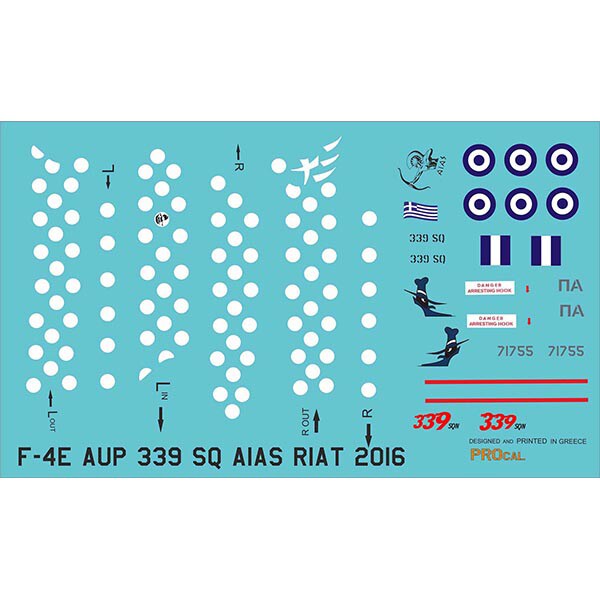 Prd48 4 1 48 ギリシャ空軍 F 4eファントム デカールセット ランキング総合1位 プラモデル用品 第339飛行隊 16年エアタトゥー