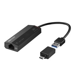 2.5GbE対応 LANアダプター Type-A Type-C 両対応 LUA-U3-A2G/C