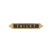 GS559-326TO [サインプレート BRASS SIGN（ブラスサイン） TOILET]