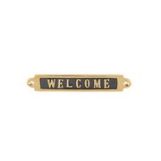 GS559-326WLC [サインプレート BRASS SIGN（ブラスサイン） WELCOME]