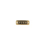 GS559-326PS [サインプレート BRASS SIGN（ブラスサイン） PUSH]