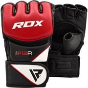 RDX オープンフィンガー グローブ レッド S