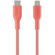 Playa 編込 USB-C & ライトニングケーブル 1m コーラル PMLC1004yz1M