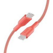 Playa 編込 USB-C & USB-C ケーブル 1m コーラル PMLC2004yz1M