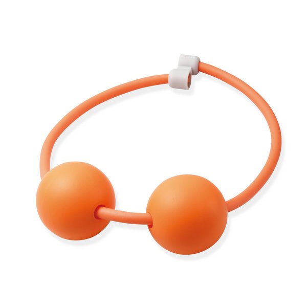 Hck Cpbhdr マッサージボール ストレッチボール 椅子 取付可能 コリほぐし ボール2個 丸形 オレンジ ハードタイプ