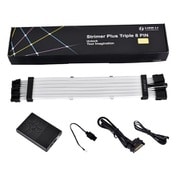 アドレッサブルRGB対応8ピン×3電源延長ケーブル Strimer Plus Triple 8Pin