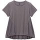 ドライミックスハイブリッドティー DRYMIX HYBRID TEE DC721112 ダブグレー(DY) Lサイズ [フィットネス ヨガ シャツ レディース]