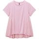 ドライミックスハイブリッドティー DRYMIX HYBRID TEE DC721112 パウダーピンク(PN) Lサイズ [フィットネス ヨガ シャツ レディース]