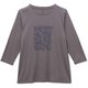 ドライミックススリークォータースリーブティー DRYMIX 3/4 SLEEVE TEE DC721113 ダブグレー(DY) Mサイズ [フィットネス ヨガ シャツ レディース]
