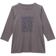 ドライミックススリークォータースリーブティー DRYMIX 3/4 SLEEVE TEE DC721113 ダブグレー(DY) Lサイズ [フィットネス ヨガ シャツ レディース]
