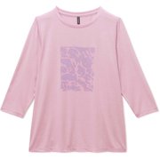 ドライミックススリークォータースリーブティー DRYMIX 3/4 SLEEVE TEE DC721113 パウダーピンク(PN) Lサイズ [フィットネス ヨガ シャツ レディース]